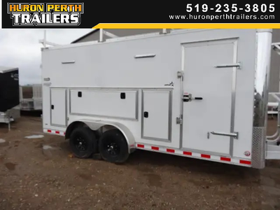 Huron Perth Trailers 2024 Bravo Star Aluminum Contract Trailer 5200lb Tandem Drop Spring Axle Electr...