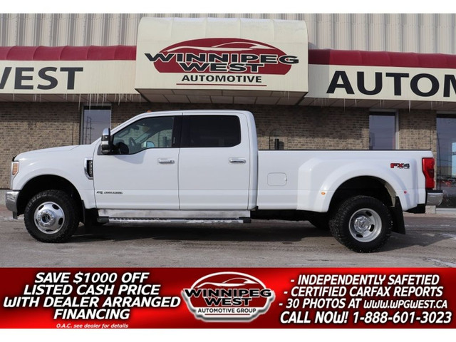  2018 Ford F-350 CREW DUALLY 6.7L POWERSTROKE 4X4, LOADED & CLEA in Cars & Trucks in Winnipeg