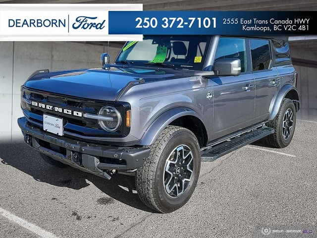 2021 Ford Bronco Outer Banks ONE OWNER - 313A HIGH PACKAGE in Cars & Trucks in Kamloops