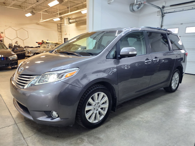 2017 Toyota Sienna Limited AWD, TV DVD,Top Of The Line,Inspected in Cars & Trucks in Edmonton - Image 2