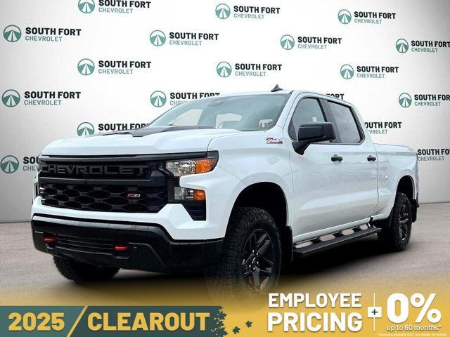 2025 Chevrolet Silverado 1500 Custom Trail Boss 4WD Crew Cab in Cars & Trucks in Strathcona County