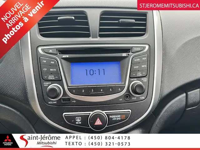2016 Hyundai Accent 5DR HB AUTO L  UN SEUL PROPRIÉTAIRE in Cars & Trucks in Laurentides - Image 12