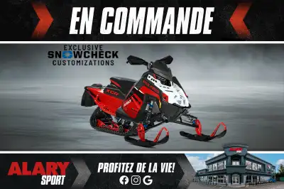 Cette MOTONEIGE POLARIS 650 INDY XCR 129 2026 EXCLUSIF SNOWCHECK est disponible DÈS MAINTENANT! Cont...