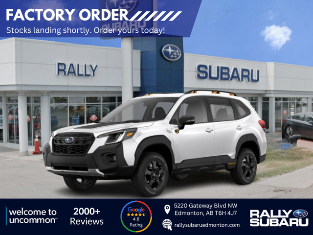 2024 Subaru Forester Wilderness - AVAILABLE TO FACTORY ORDER!! in Cars & Trucks in Edmonton