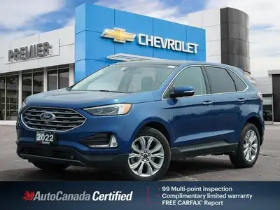 2022 Ford Edge Titanium Refined Performance Meets Premium Comfort & Safety Powertrain & Performance:...
