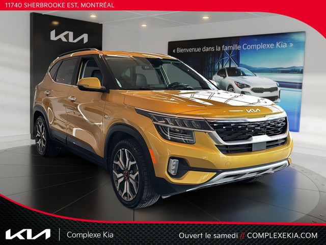 2022 Kia Seltos SX Turbo AWD *Taux a partir 5.02%* GPS Cuir Toit in Cars & Trucks in City of Montréal - Image 3