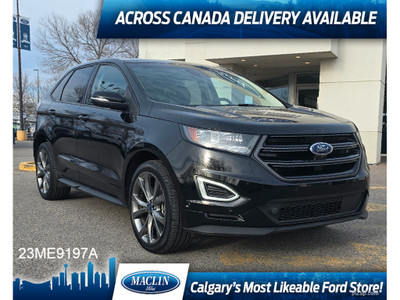  2018 Ford Edge SPORT | PANO ROOF | NAV | HTD/CLD LEATHER