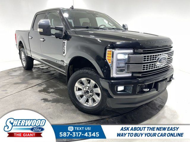 2019 Ford Super Duty F-350 SRW Platinum- DIESEL- CLEAN CARFAX in Cars & Trucks in Strathcona County