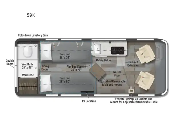 2025 Winnebago Travato 59K in RVs & Motorhomes in Abbotsford - Image 3