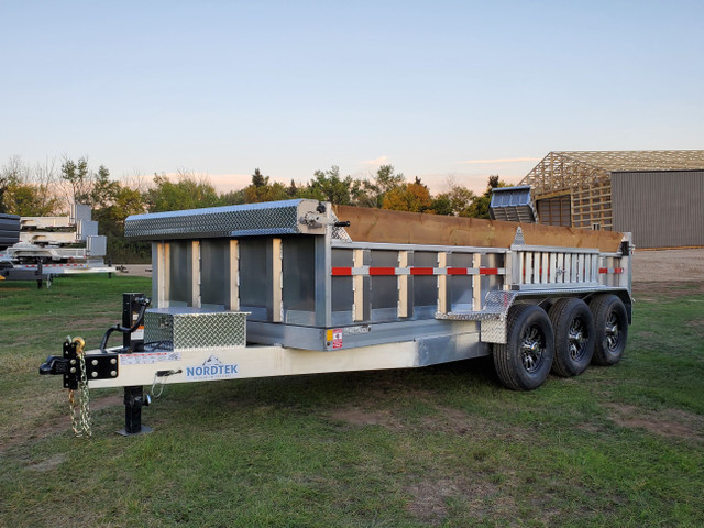 2025 NORDTEK 16 ft Bumper Pull Dump trailer in Cargo & Utility Trailers in Calgary