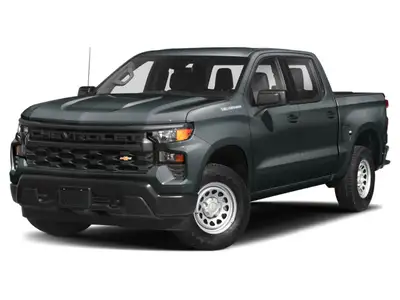 Meet the robust grey Chevrolet Silverado 1500 LT Crew Cab Short Box with a 4-wheel drive that ensure...