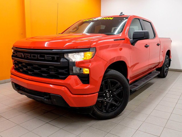2023 Chevrolet Silverado 1500 CUSTOM CREW 4X4 *GR REMORQ* CARPLA in Cars & Trucks in Laurentides