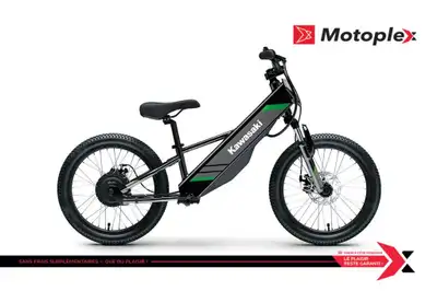 ELEKTRODE 20 La marque mondiale de sports motorises Kawasaki propose les velos d'equilibre electriqu...