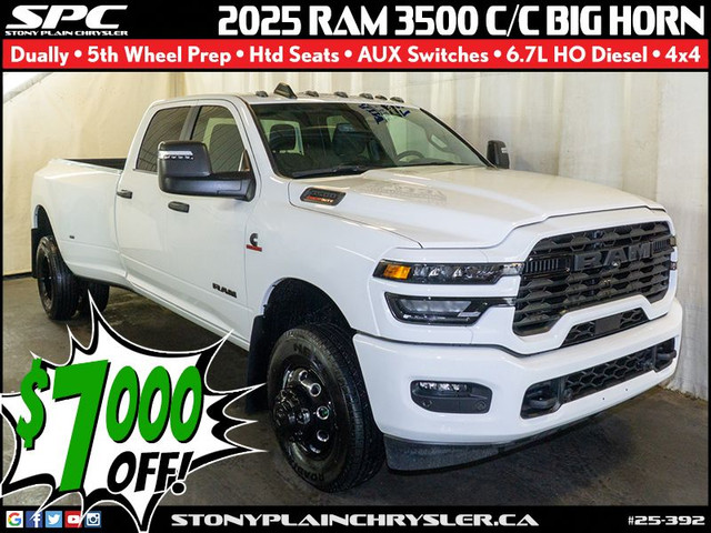 2025 RAM 3500 Big Horn 4x4 Crew Cab 8' Box for sale in Cars & Trucks in St. Albert