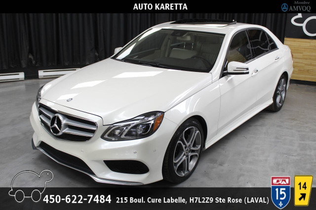 2014 Mercedes-Benz  E350 4MATIC, TOIT, NAVI, CAM, LED, MAGS 18" in Cars & Trucks in Laval / North Shore