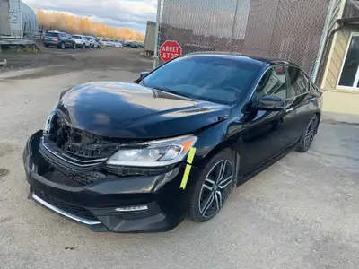 NOUVEAU PRIX 24-7010-17 HONDA ACCORD SPORT 179716 KM AIR BAGS OK , AUTO EN MARCHE ,AUTO ACCIDENTE V....
