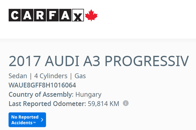 2017 Audi A3 2.0T PREMIUM PLUS QUATTRO -70K ONLY! CERTIFIED! in Cars & Trucks in Edmonton - Image 2