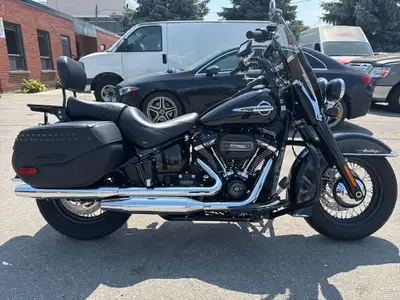 Check out this 2018 CANADIAN Harley-Davidson Heritage Softail 107ci with only 4,189kms. Be sure to f...