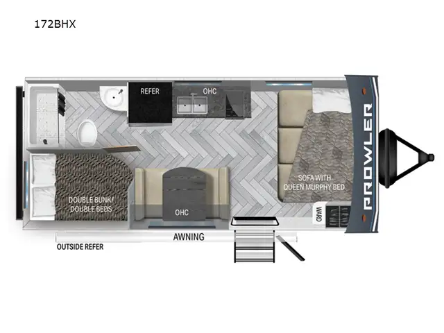 2023 Heartland Prowler 172BHX in Travel Trailers & Campers in Truro - Image 20