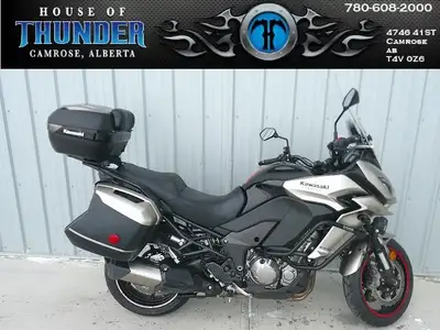 WITH AN INSPIRING 1,043cc INLINE FOUR-CYLINDER ENGINE AND NIMBLE CHASSIS, THE VERSYS® 1000 IS SURE T...