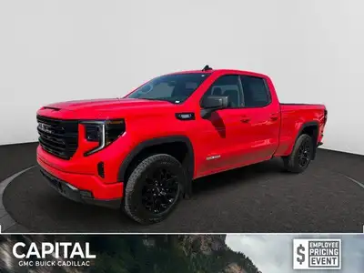This 2025 GMC Sierra 1500 in Cardinal Red is equipped with 4WD and Turbocharged Diesel I6 3.0L/183 e...