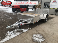 2023 ACTION SERIES 5 X 10 UTILITY TRAILER WITH BI-FOLD GATE!