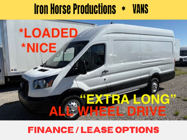 2022 Ford Transit Cargo Van T-250 ALL WHEEL DRIVE HIGH ROOF LONG in Cars & Trucks in Calgary