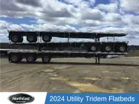 2024 Utility Tridem Flatbed