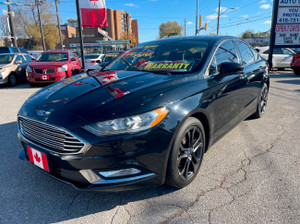 2018 Ford Fusion SE BT U-CONNECT REV CAM PWR HEAT LEATHER SPORT...PERFECT
