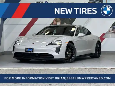 2022 Porsche Taycan GTS AWD 2-Speed Automatic Electric Motor EXTERIOR CHALK INTERIOR BLACK PREMIUM P...