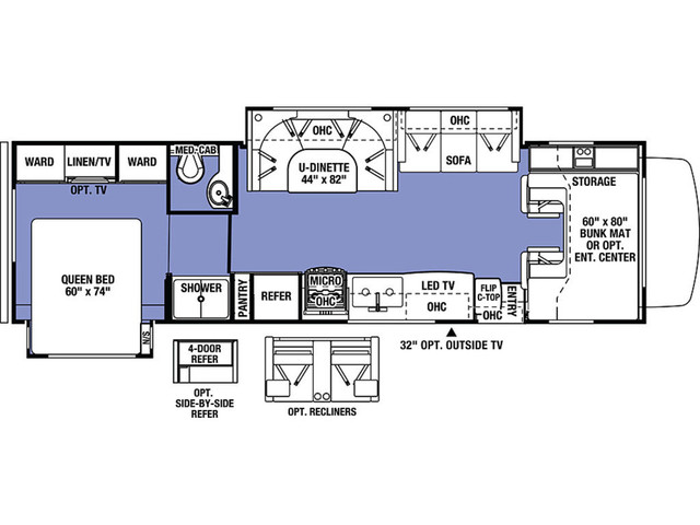 2020 Forest River Sunseeker 3010 2 extensions 2020 Classe C 31 p in RVs & Motorhomes in Laval / North Shore - Image 3