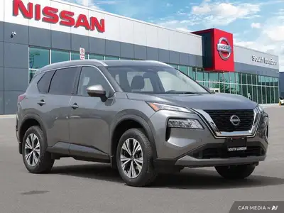 Recent Arrival! AWD. 2022 Nissan Rogue SV 4D Sport Utility Gun Metallic CVT with Xtronic AWD 1.5L DO...