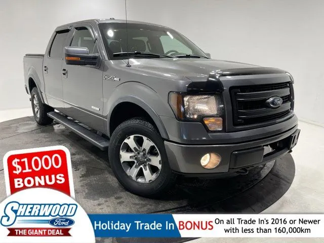 2013 Ford F-150 FX4 4x4 - Clean Carfax, Moonroof, Tow Package