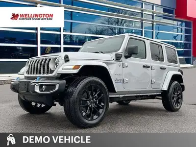 This Jeep Wrangler 4xe has a durable Intercooled Turbo Gas/Electric I-4 2.0 L/122 engine powering th...