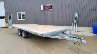 7000 lb, 8 x 20 ft Premium Galvanized Deckover Duratrail Trailer by Trailerworld. Standard Features:...