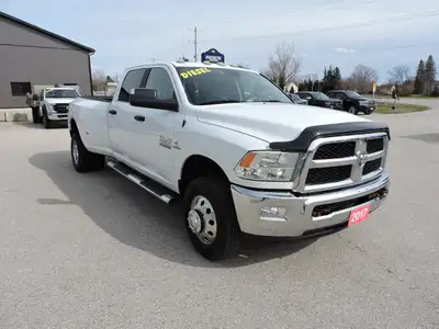 An awesome condition 1-owner 2017 Ram 3500 SLT that is powered by a 6.7L Cummins turbo diesel and 4-...
