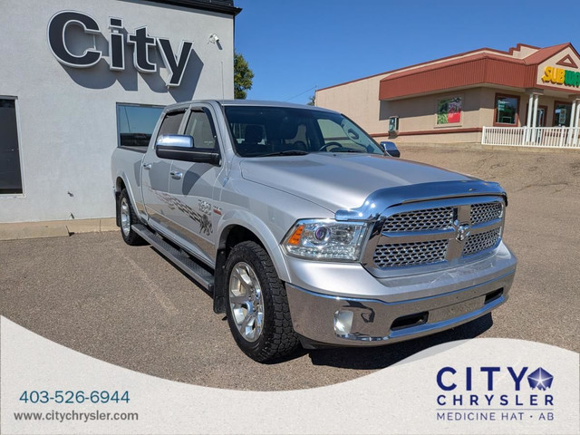 2014 RAM 1500 4WD Crew Cab 6.4 Ft Box Laramie for sale in Cars & Trucks in Medicine Hat