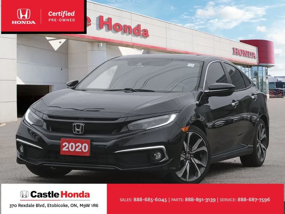 2020 Honda Civic Sedan Touring | Navigation | Leather | Remote
