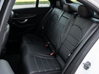 2019 Mercedes Benz C300 White Exterior on Black Interior comes with Navigation, Panoramic Roof, Blin... (image 9)