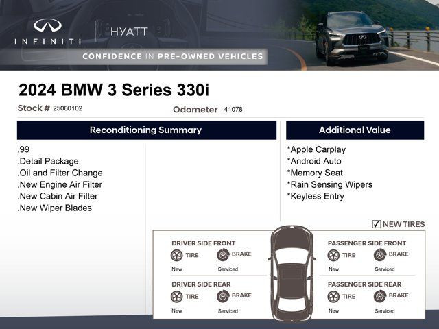 2024 BMW 3 Series 330i xDrive - No Accidents | Apple CarPlay in Cars & Trucks in Calgary - Image 2
