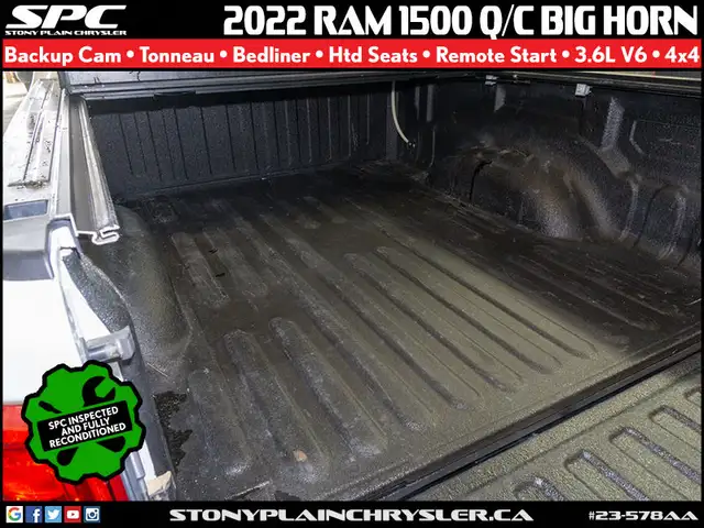 2022 RAM 1500 Big Horn 4x4 Quad Cab 6'4 in Cars & Trucks in St. Albert - Image 26