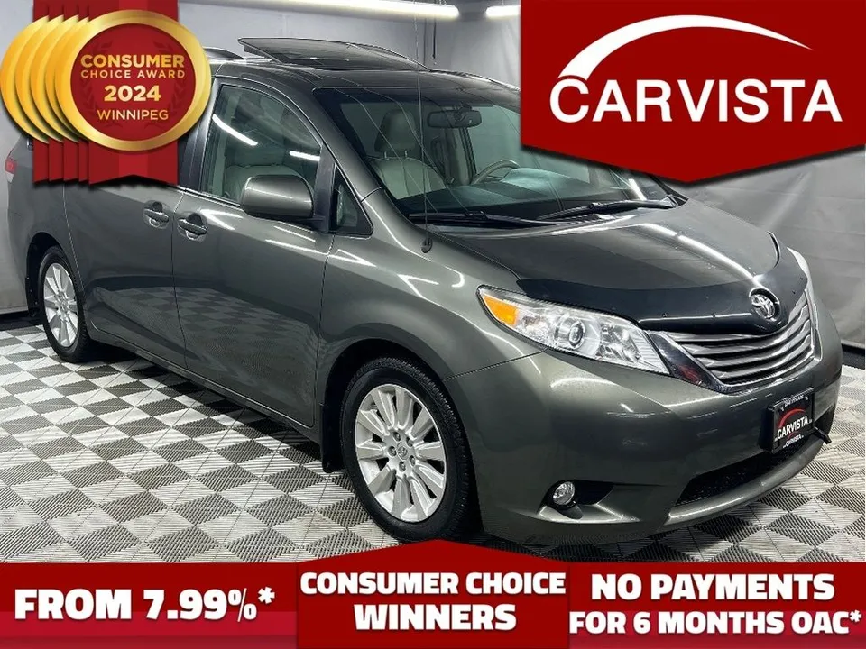 2012 Toyota Sienna XLE 7 PASS -LOCAL VEHICLE/SUNROOF/LEATHER