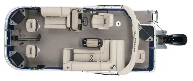 2025 Sun Tracker Fishin' Barge 20 DLX, pontoon boat in Powerboats & Motorboats in Vernon - Image 10