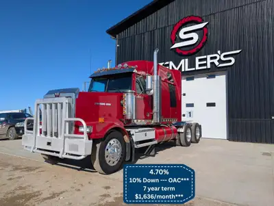 LOW KMS 2007 Western Star 4900SF Detroit Series 60 515 HP Engine Rebuilt at 389,549KMS / 12,709HRS i...