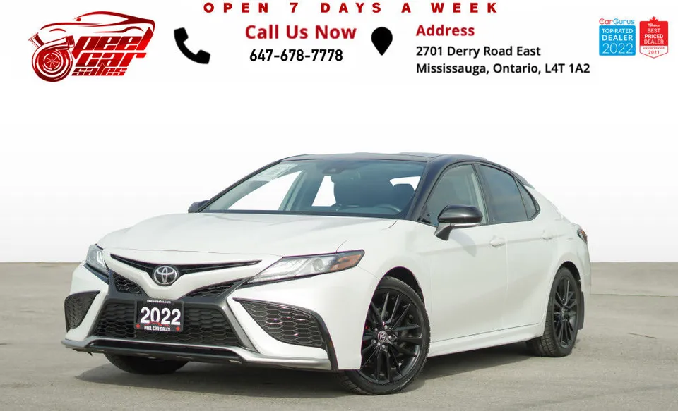 2022 Toyota Camry XSE|PANORAMIC ROOF|WIRELESS CHARGER|