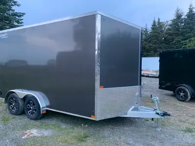 sell cargo trailer enclosed trailer remorque trailer fermé no- galvanize + also some utility galvani...