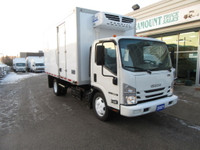  2021 Isuzu NRR DIESEL 14 FT BOX WITH LOW TEMP REEFER / 4 IN STO
