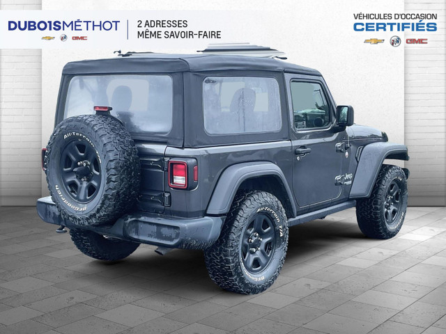 2019 Jeep Wrangler SPORT, MANUEL, 4X4 !!! TRES PROPRE, COMME NEU in Cars & Trucks in Victoriaville - Image 4