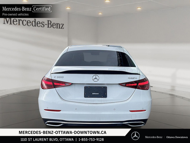 2023 Mercedes-Benz C300 4MATIC Sedan- Certified Low mileage 1 ow in Cars & Trucks in Ottawa - Image 3