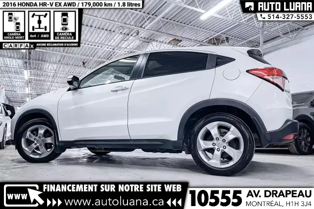2016 HONDA HR-V EX AWD/TOIT/CAMERA ANGLE MORT/PUSH START/MAGS in Cars & Trucks in City of Montréal - Image 17